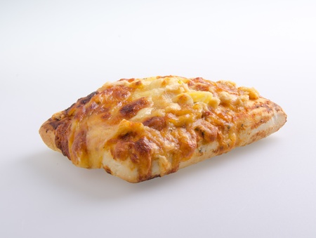 Pizza isolated on white background の写真素材