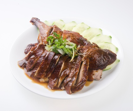duck  roast duck traditional chinese cuisineの写真素材