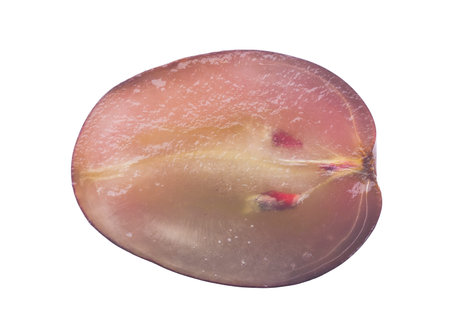 Grapes. segment grape on the backgroundの写真素材