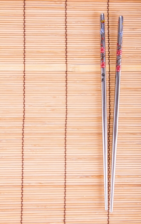 a pair of chinese chopstickの写真素材