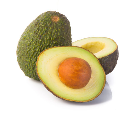 Avocado. Avocado on the Background