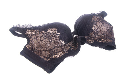 bra. Stylish bra the on backgroundの写真素材