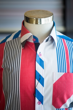 man shirts. man shirts on mannequinの写真素材