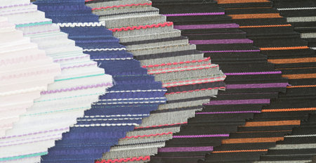 fabric. multi color fabric texture samples