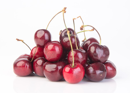 cherry. cherry berry on a backgroundの写真素材