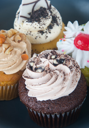 cupcake. cup cake on the background.の写真素材