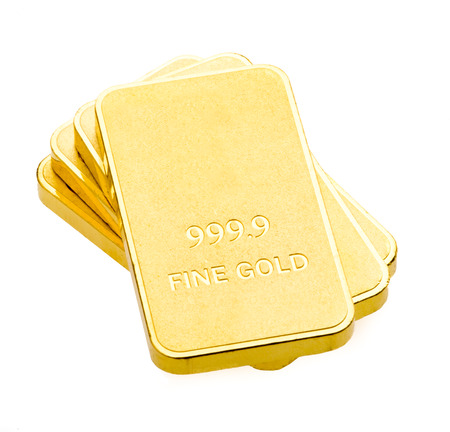 Gold bars with the background.の写真素材