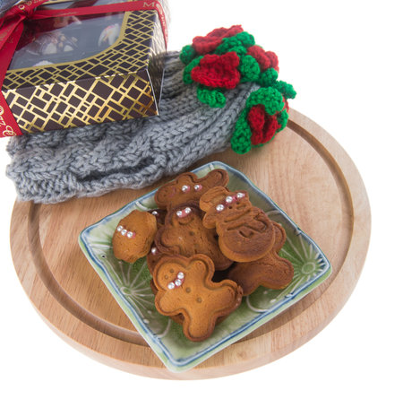 Gingerbread Cookie isolated in white 