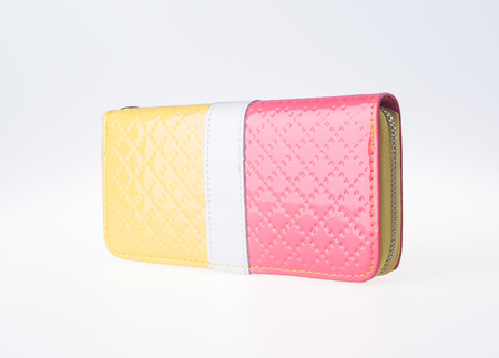 wallet woman isolated. wallet woman isolated on the blackground.の写真素材