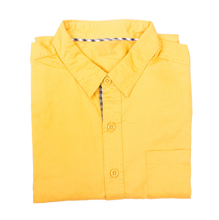 shirt. mens shirt folded on backgroundの写真素材