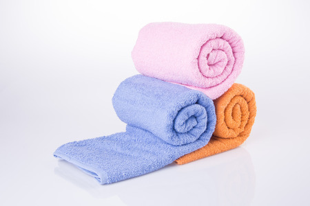 towel. towel on the backgroundの写真素材