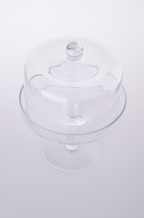 cookie jar on the white backgroundの写真素材