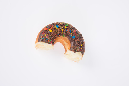 donut. chocolate donuts on backgroundの写真素材