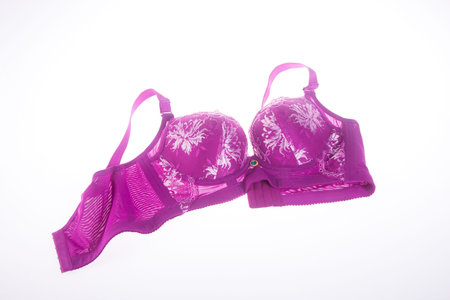 bra. Stylish bra the on backgroundの写真素材