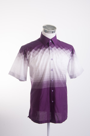 shirt. mens mannequin dressed on a background.の写真素材