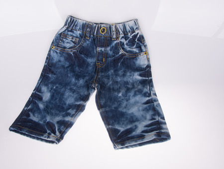 kids jeans isolated on the background.の写真素材