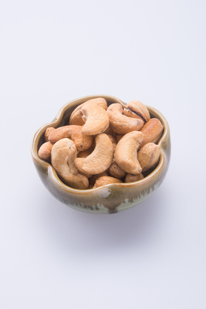 nuts. cashew nuts on backgroundの写真素材