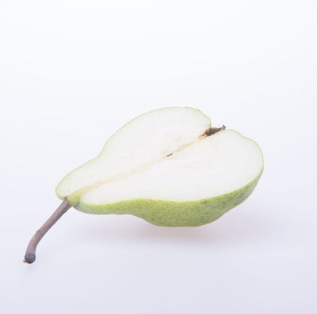 pears or half of pear on a backgroundの写真素材