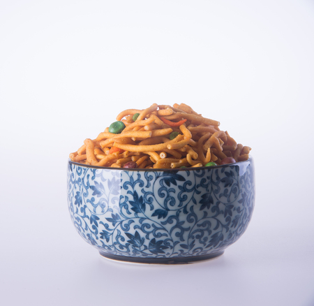 murukku or traditional indian snack on backgroundの写真素材