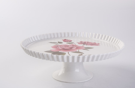 tray or empty plastic tray on a backgroundの写真素材