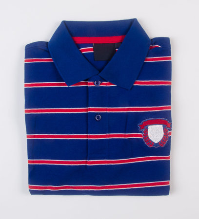 shirt for men's folded on a backgroundの写真素材