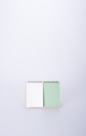 calendar or empty desk calendar on the backgroundの写真素材