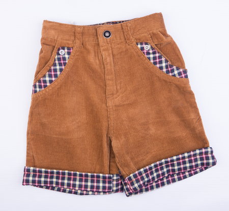 pant's or child's shorts pant's on backgroundの写真素材