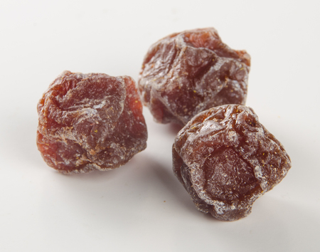 preserved fruits or chinese preserved fruits on the backgroundの写真素材