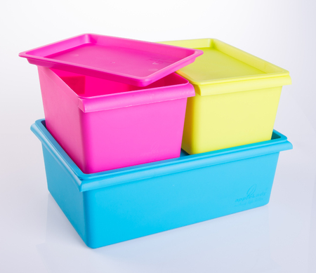 Food Container or Plastic food storage containersの写真素材