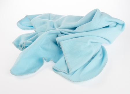 blanket or soft warm blanket on backgroundの写真素材