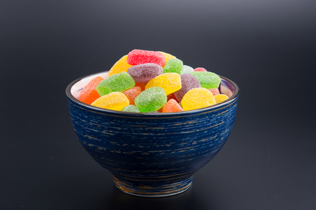 candies or jelly candies on the backgroundの写真素材