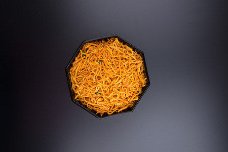 murukku or traditional indian snack chakli and chakali on backgroundの写真素材