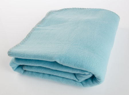 blanket or soft warm blanket on backgroundの写真素材