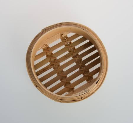 Chinese Bamboo Steamed or Bamboo Steamed for dimsum on backgroundの写真素材