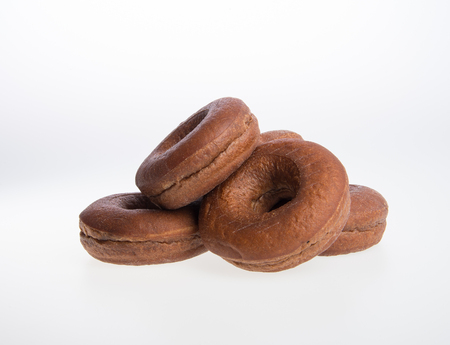 donut or fresh donut on a backgroundの写真素材