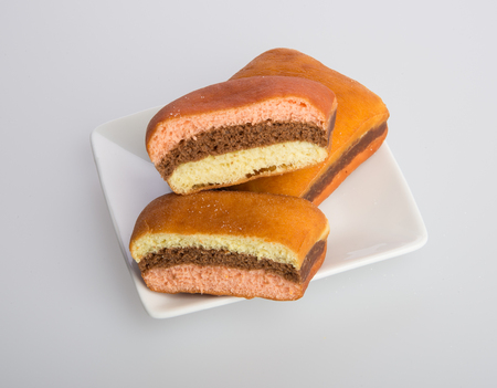 donut or fresh donut on a backgroundの写真素材