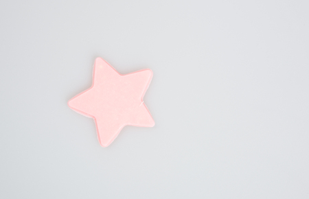 cake decoration or homemade "star" cake decoration on a backgroundの写真素材