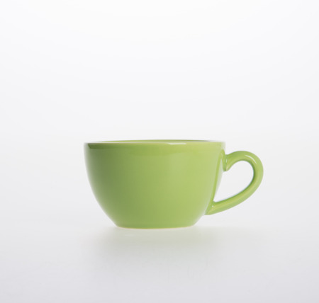 Tea cup or coffee cup on a backgroundの写真素材