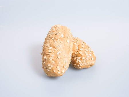 bread or oat bread on the backgroundの写真素材