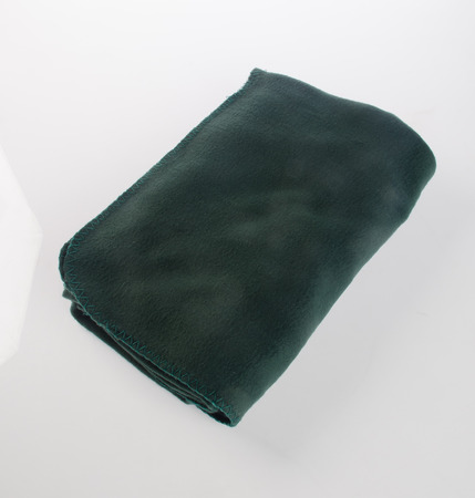 blanket or soft warm blanket on backgroundの写真素材