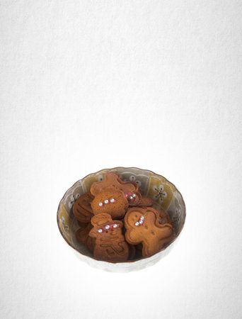 Cookie or Christmas Cookie on the background
