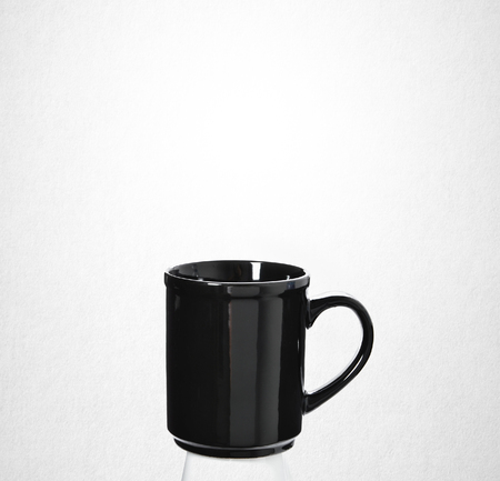 cup or ceramic mug on the backgroundの写真素材