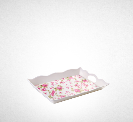 tray or empty plastic tray on a backgroundの写真素材