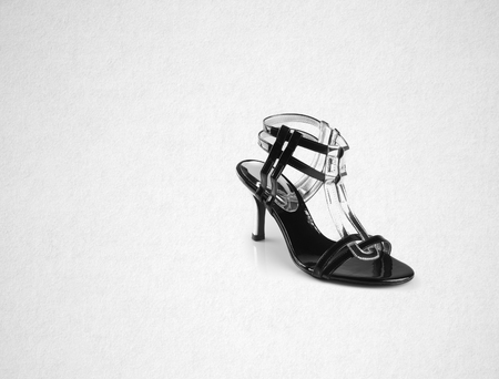 shoe or lady shoes isolated on backgroundの写真素材
