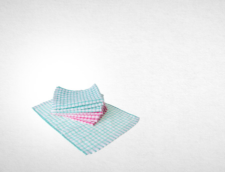 towel or kitchen towel on a backgroundの写真素材