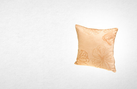 pillows or comfortable pillows on a backgroundの写真素材