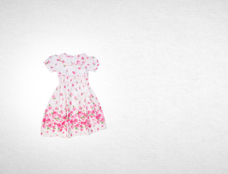 Shirt or Children's wear "girl" on a backgroundの写真素材
