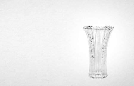 Vase or Glass vase on a backgroundの写真素材