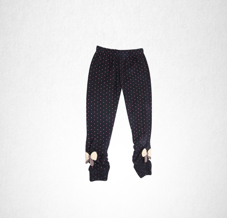 Pant's or Children's pant's for girl on a backgroundの写真素材