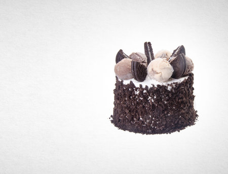 cake or chocolate cake on a background